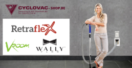 Retraflex, Vroom und Wallyflex bei Cyclovac Belgien erhältlich